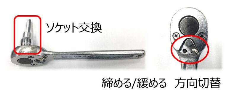 ソケットレンチの特徴